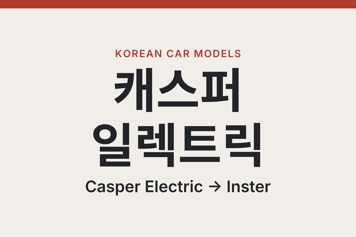 Hyundai Inster vs Casper Electric: How the Korean Version Differs