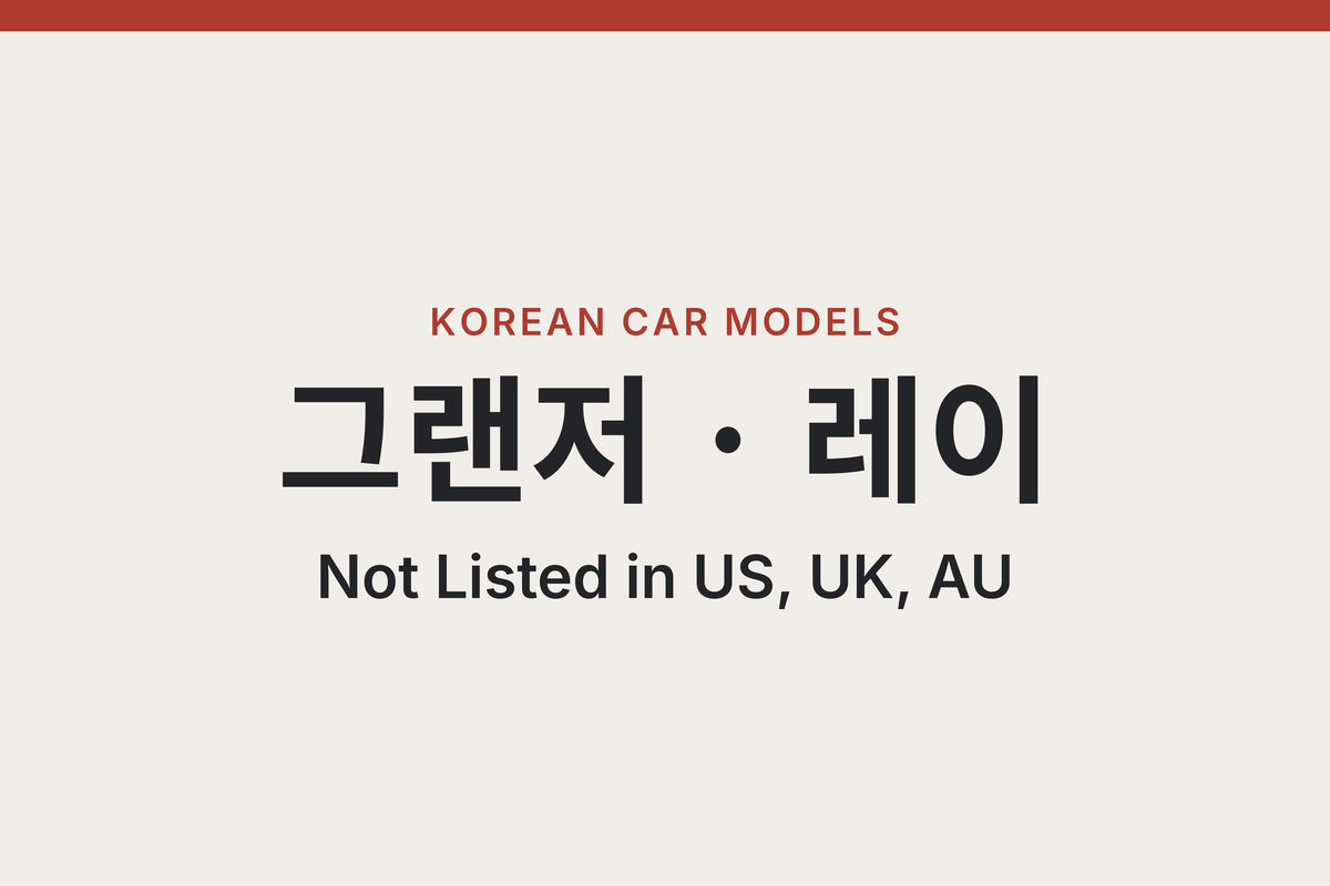 Hyundai and Kia Models Missing From the US, UK and Australian Lineups